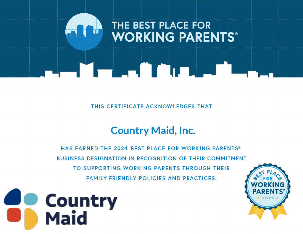 2024 Best Place for Working Parents Certificate